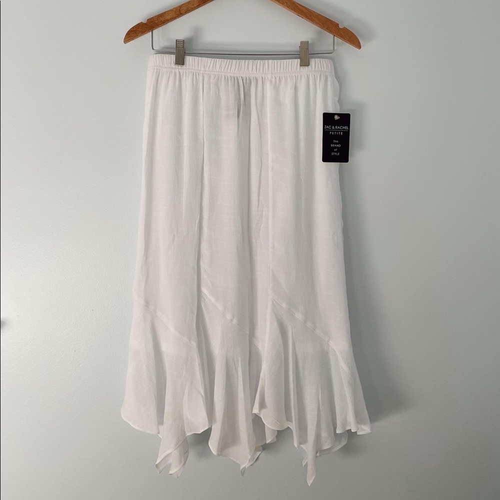 NWT white midi skirt